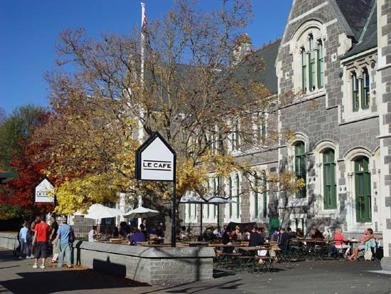 Weekend market, Christchurch Arts Centre